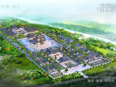 椒江古建筑工程施工方案总体规划图